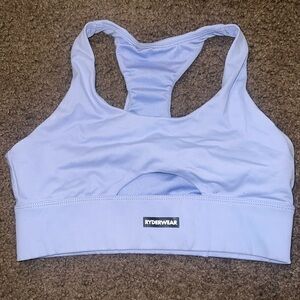 Ryderwear light blue sports bra